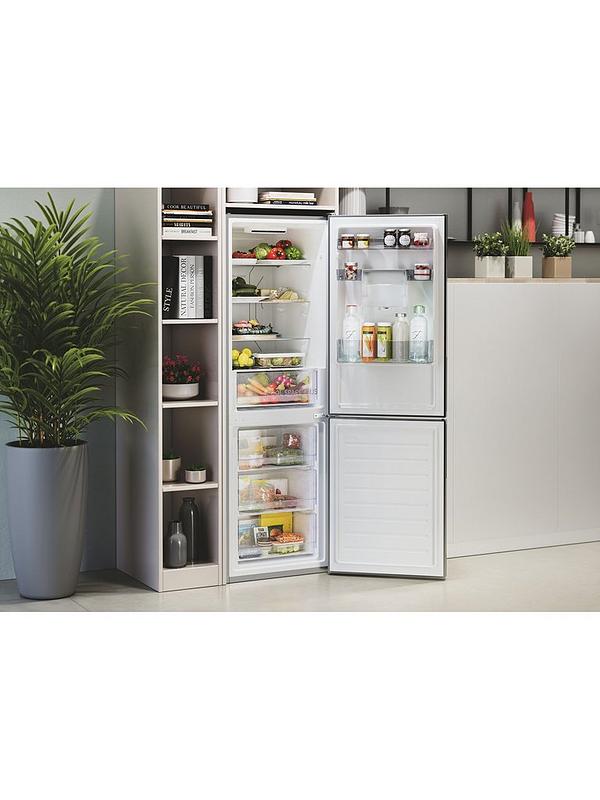 Hoover HOCE4T618EWSK 60 x 185cm E-rated WTD FREESTANDING Fridge Freezer - Silver - Image 6